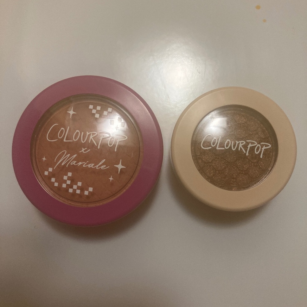 ColourPop Super Shock Blush Matte &Rocky Start Super Shadow